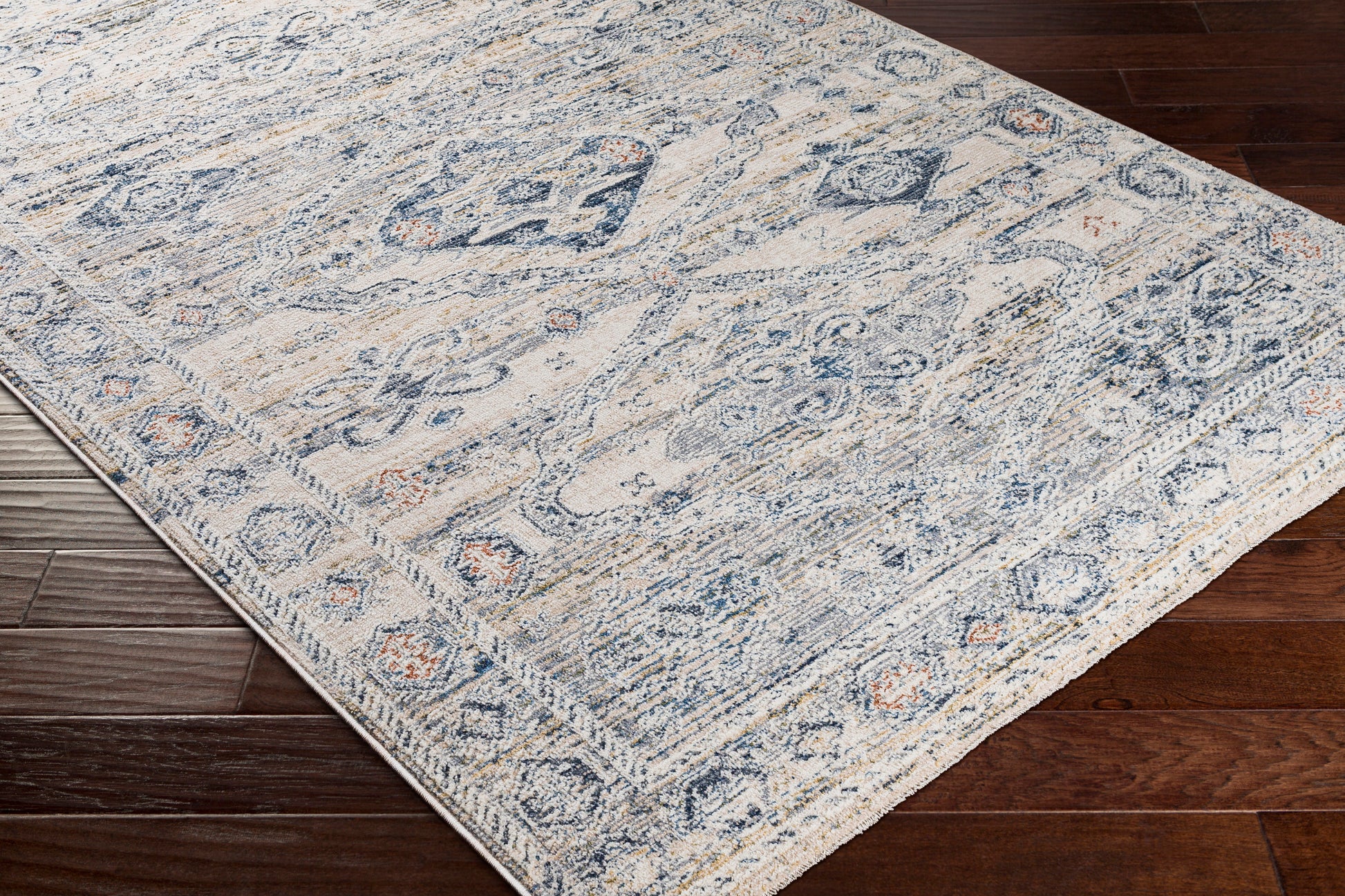 Surya Amore Amo-2309 Navy, Denim, Medium Gray, Taupe Area Rug