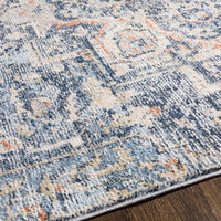 Surya Amore Amo-2310 Navy, Denim, Burnt Orange, Taupe Area Rug