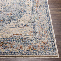 Surya Amore Amo-2312 Navy, Denim, Medium Gray, Burnt Orange Area Rug