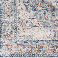 Surya Amore Amo-2312 Navy, Denim, Medium Gray, Burnt Orange Area Rug