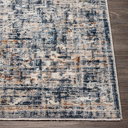 Surya Amore Amo-2326 Dark Blue, Charcoal, Gray, Light Gray Area Rug