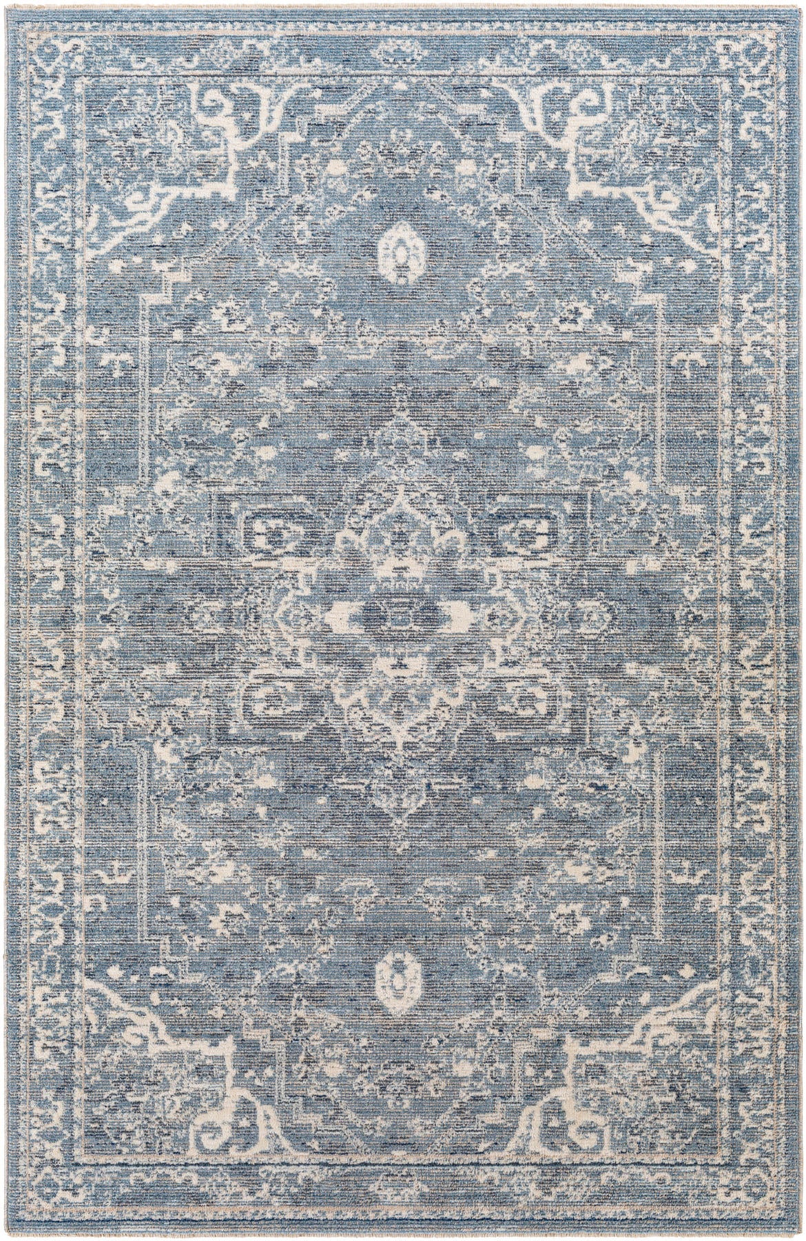 Surya Amore Amo-2327 Denim, Dark Blue, Gray, Light Gray Area Rug