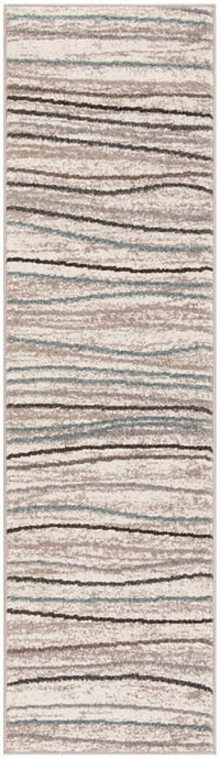 Safavieh Amsterdam Ams111A Cream / Beige Striped Area Rug