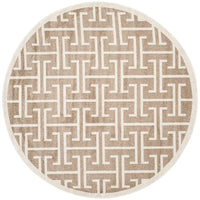 Safavieh Amherst Amt404S Wheat / Beige Geometric Area Rug