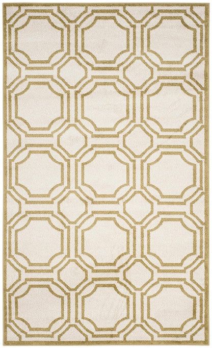 Safavieh Amherst Amt411A Ivory / Light Green Geometric Area Rug