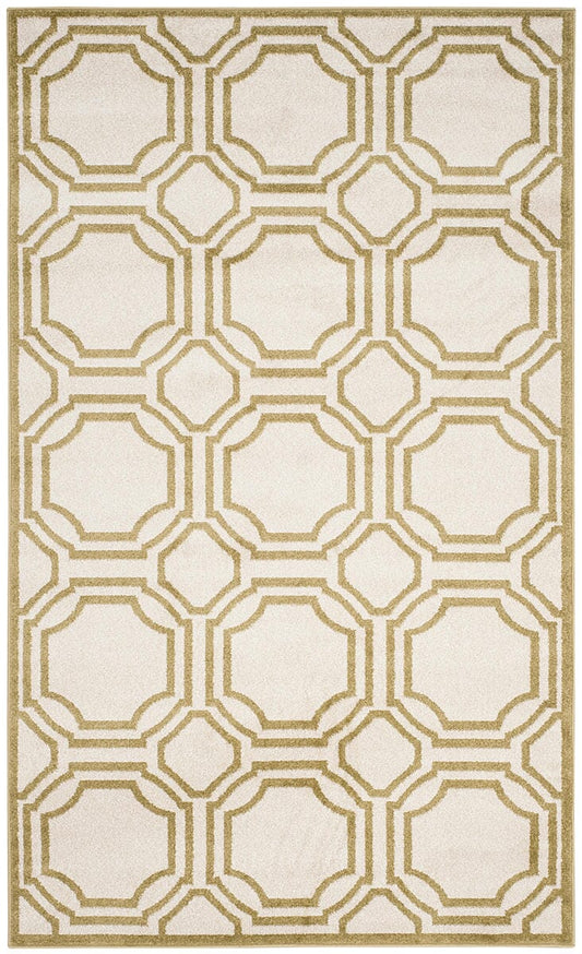 Safavieh Amherst Amt411A Ivory / Light Green Geometric Area Rug