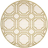 Safavieh Amherst Amt411A Ivory / Light Green Geometric Area Rug