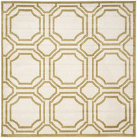 Safavieh Amherst Amt411A Ivory / Light Green Geometric Area Rug