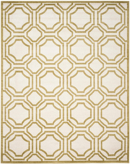 Safavieh Amherst Amt411A Ivory / Light Green Geometric Area Rug