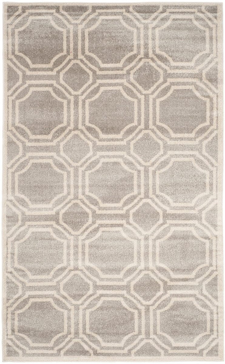 Safavieh Amherst Amt411B Light Grey / Ivory Geometric Area Rug