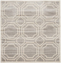 Safavieh Amherst Amt411B Light Grey / Ivory Geometric Area Rug