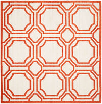 Safavieh Amherst Amt411F Ivory / Orange Geometric Area Rug