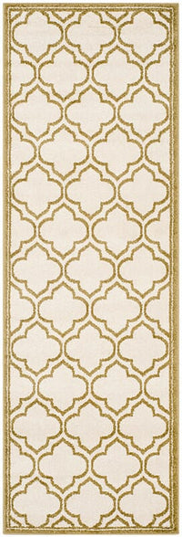 Safavieh Amherst Amt412A Ivory / Light Green Geometric Area Rug