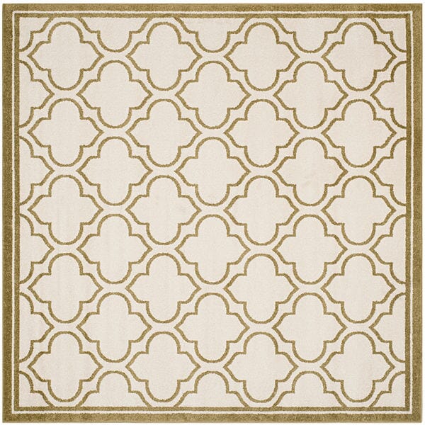 Safavieh Amherst Amt412A Ivory / Light Green Geometric Area Rug