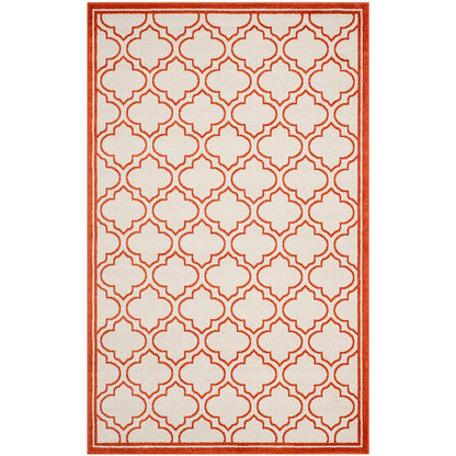 Safavieh Amherst Amt412F Ivory / Orange Geometric Area Rug