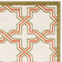 Safavieh Amherst Amt413A Ivory / Light Green Geometric Area Rug