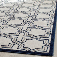 Safavieh Amherst Amt413M Ivory / Navy Geometric Area Rug