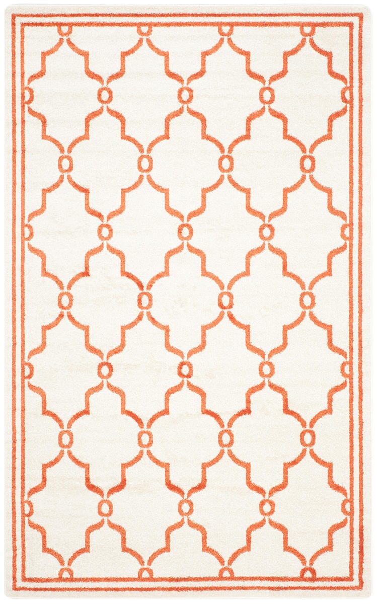 Safavieh Amherst Amt414F Beige / Orange Geometric Area Rug