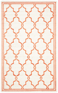 Safavieh Amherst Amt414F Beige / Orange Geometric Area Rug