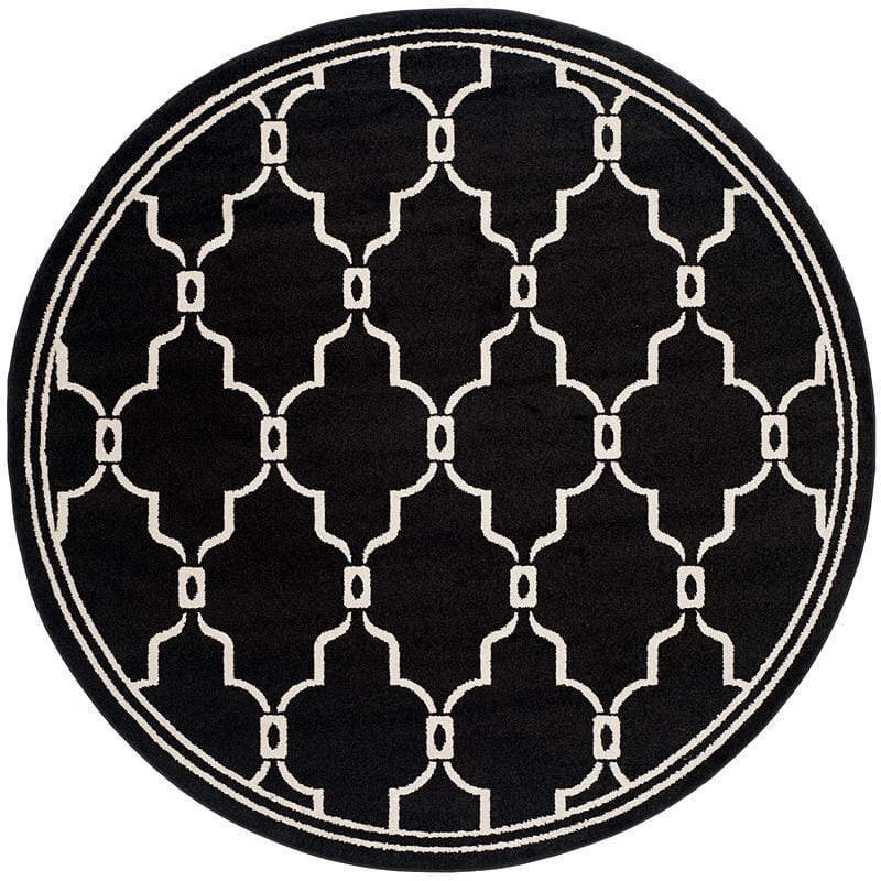 Safavieh Amherst Amt414G Anthracite / Ivory Geometric Area Rug