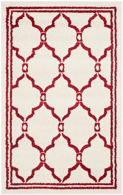 Safavieh Amherst Amt414H Ivory / Red Geometric Area Rug