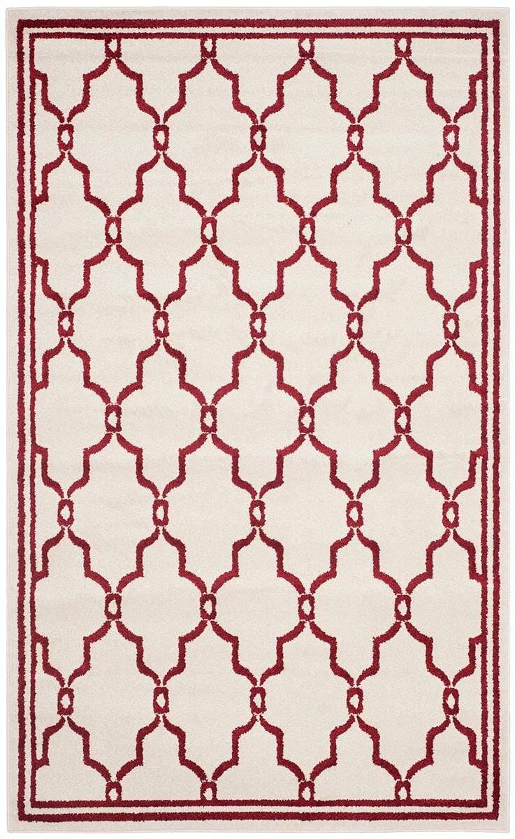 Safavieh Amherst Amt414H Ivory / Red Geometric Area Rug