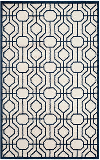 Safavieh Amherst Amt416M Ivory / Navy Geometric Area Rug