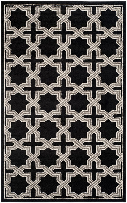 Safavieh Amherst Amt418L Anthracite / Grey Geometric Area Rug