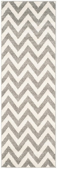 Safavieh Amherst Amt419R Dark Grey / Beige Chevron Area Rug