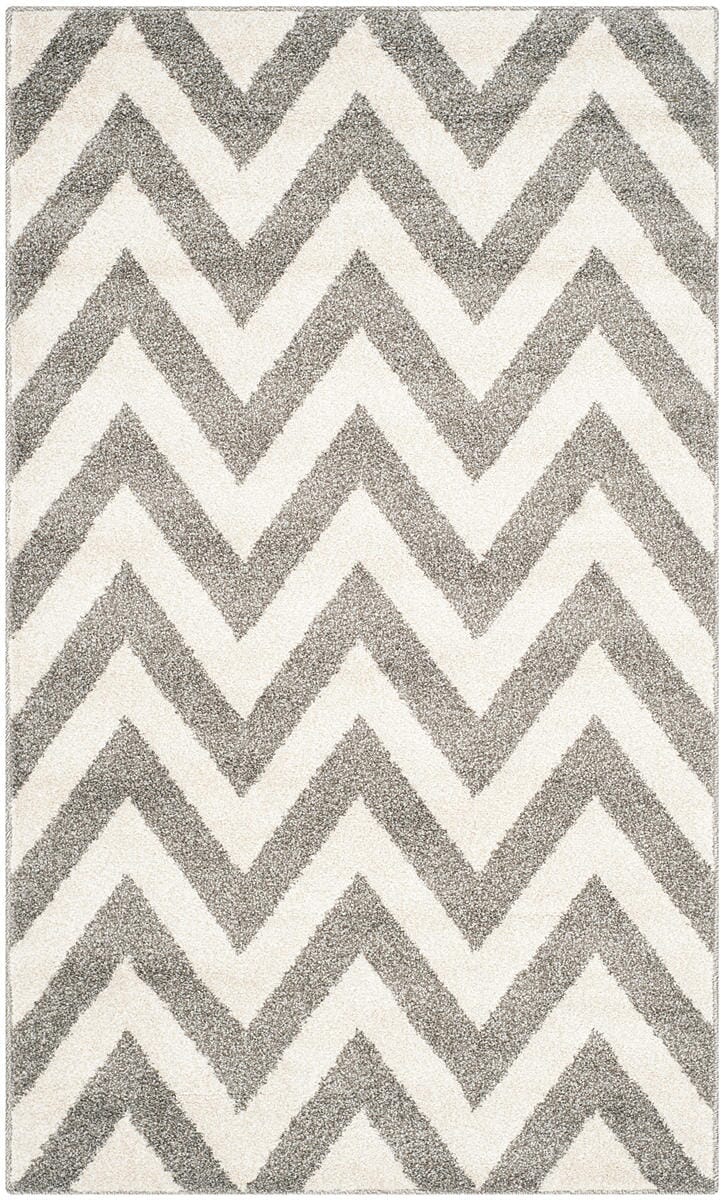 Safavieh Amherst Amt419R Dark Grey / Beige Chevron Area Rug