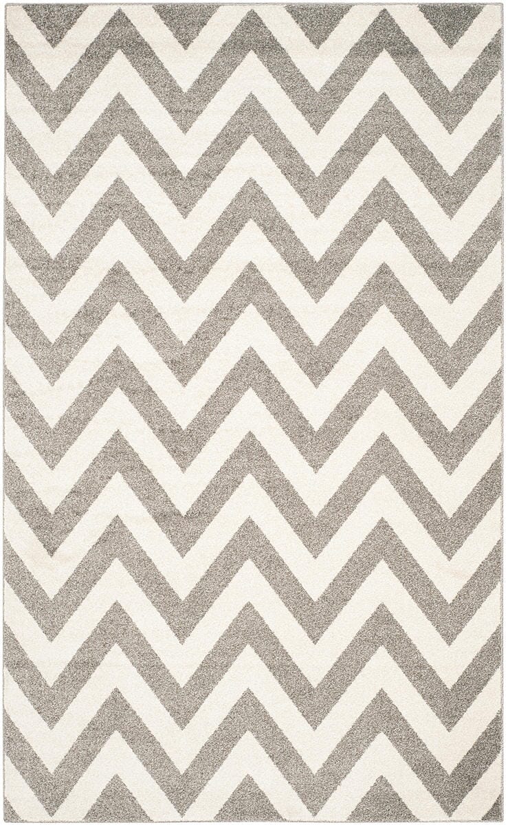 Safavieh Amherst Amt419R Dark Grey / Beige Chevron Area Rug