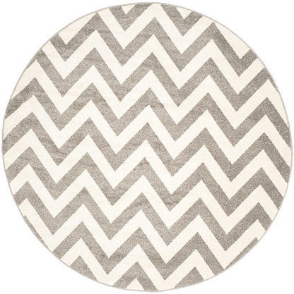 Safavieh Amherst Amt419R Dark Grey / Beige Chevron Area Rug