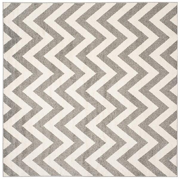 Safavieh Amherst Amt419R Dark Grey / Beige Chevron Area Rug