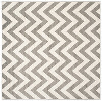 Safavieh Amherst Amt419R Dark Grey / Beige Chevron Area Rug