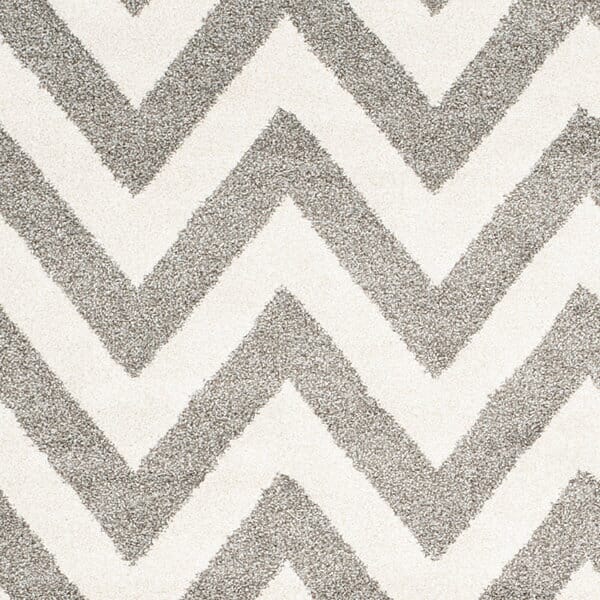 Safavieh Amherst Amt419R Dark Grey / Beige Chevron Area Rug