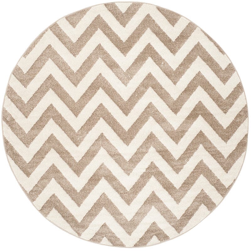 Safavieh Amherst Amt419S Wheat / Beige Chevron Area Rug