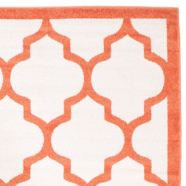 Safavieh Amherst Amt420F Beige / Orange Geometric Area Rug