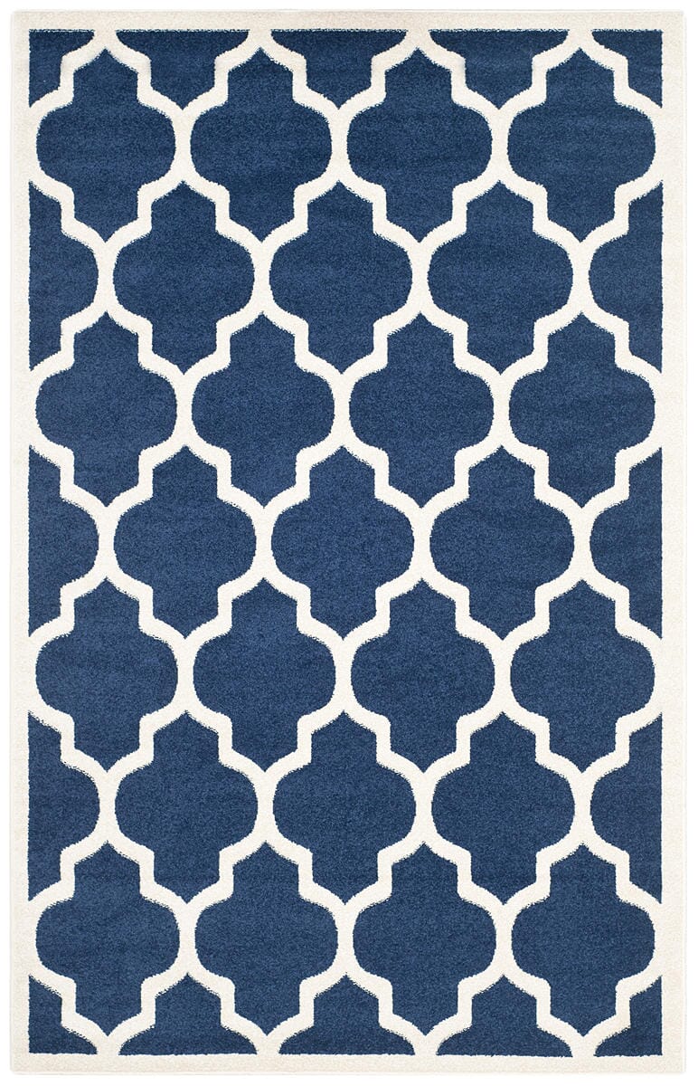 Safavieh Amherst Amt420P Navy / Beige Geometric Area Rug