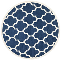 Safavieh Amherst Amt420P Navy / Beige Geometric Area Rug