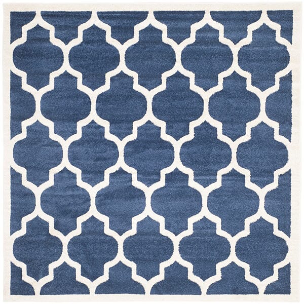 Safavieh Amherst Amt420P Navy / Beige Geometric Area Rug