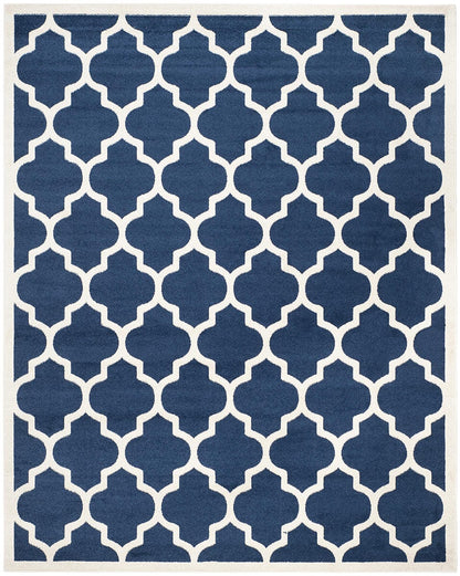 Safavieh Amherst Amt420P Navy / Beige Geometric Area Rug