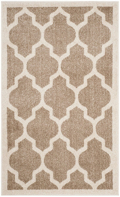 Safavieh Amherst Amt420S Wheat / Beige Geometric Area Rug