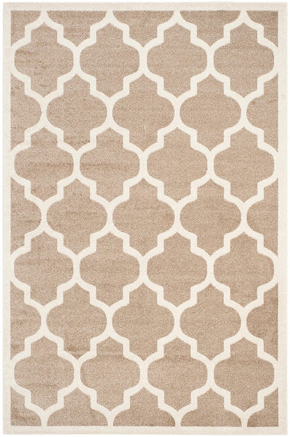 Safavieh Amherst Amt420S Wheat / Beige Geometric Area Rug