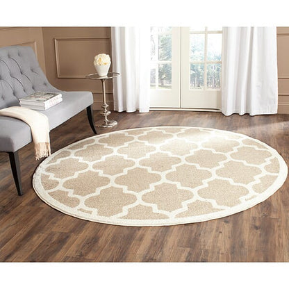 Safavieh Amherst Amt420S Wheat / Beige Geometric Area Rug