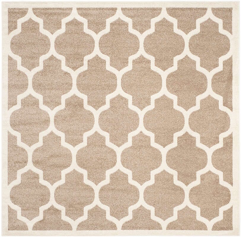 Safavieh Amherst Amt420S Wheat / Beige Geometric Area Rug