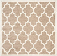 Safavieh Amherst Amt420S Wheat / Beige Geometric Area Rug