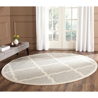 Safavieh Amherst Amt421B Light Grey / Beige Geometric Area Rug