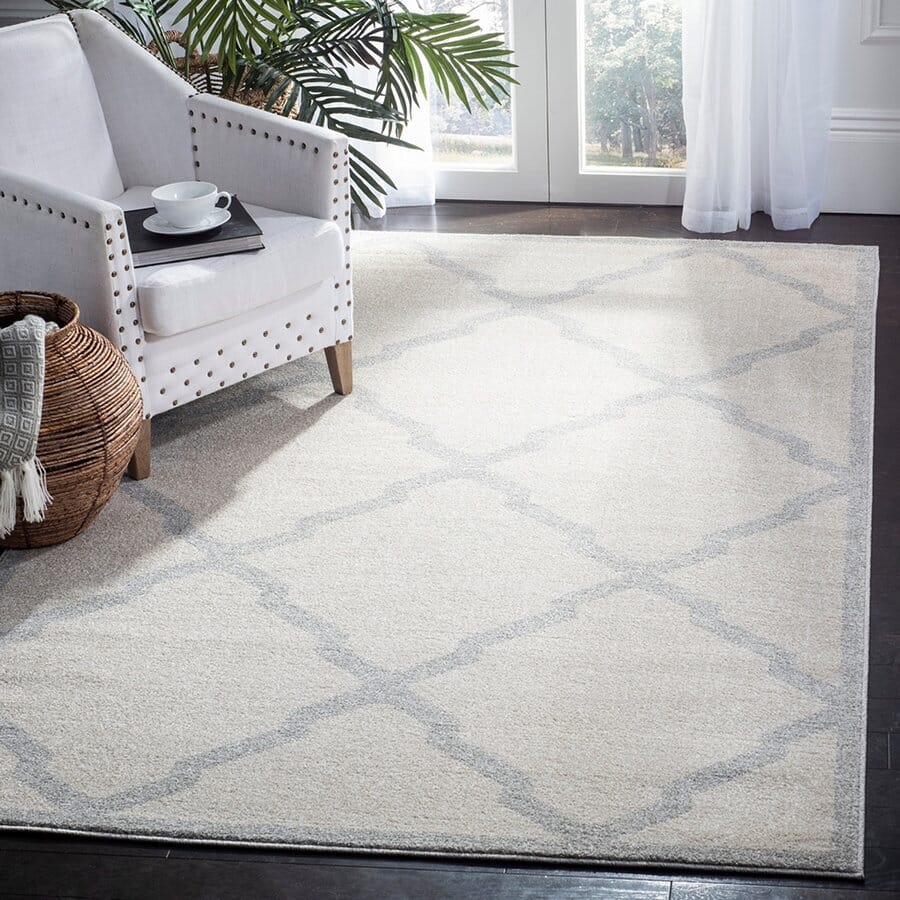 Safavieh Amherst Amt421E Beige / Light Grey Geometric Area Rug