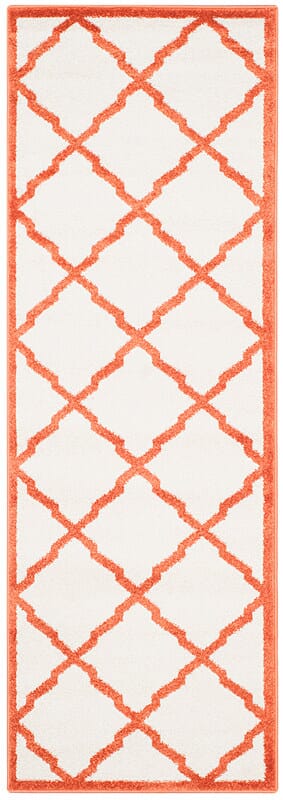 Safavieh Amherst Amt421F Beige / Orange Geometric Area Rug