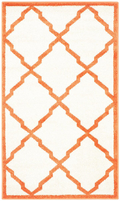 Safavieh Amherst Amt421F Beige / Orange Geometric Area Rug